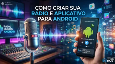 Como Criar Sua Rádio Online e Aplicativo para Android / Mundo Android / HOSPEDAGEMHOST