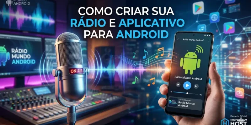 Como Criar Sua Rádio Online e Aplicativo para Android / Mundo Android / HOSPEDAGEMHOST